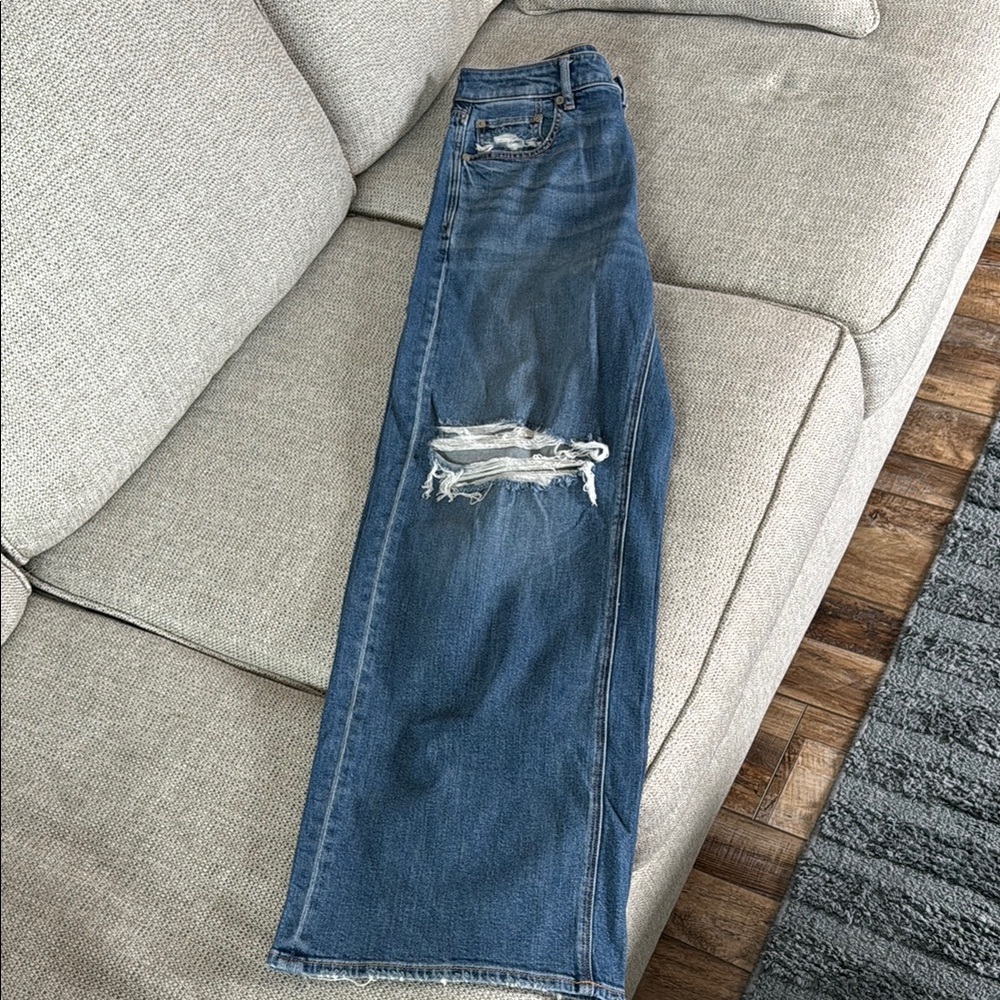 American eagle - super high rise wide leg